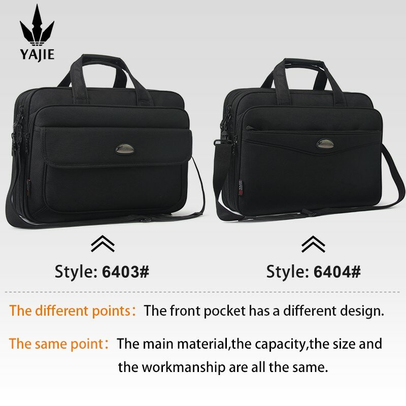 Large Capacity Briefcase Bag Men Business Bag 15.6" Laptop Bag Shoulder Bags Canvas Handbags Notebook Bag Messenger Bags