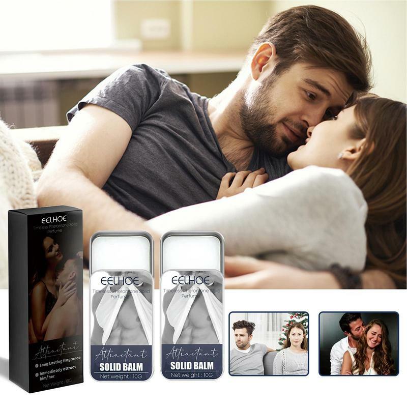 Sexuellement de phéromone solide portable pour hommes, Cologne pour la maison, nouilles, baume solide