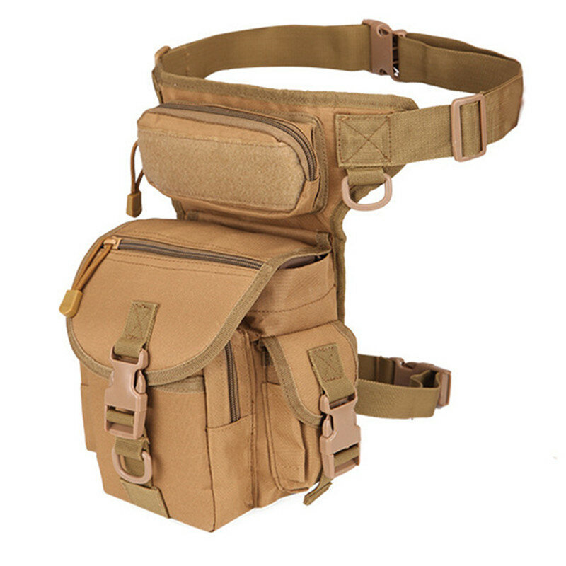 Militare tattico Drop Leg Bag Tool Fanny coscia Pack borsa da caccia marsupio moto equitazione uomo militare Molle marsupi