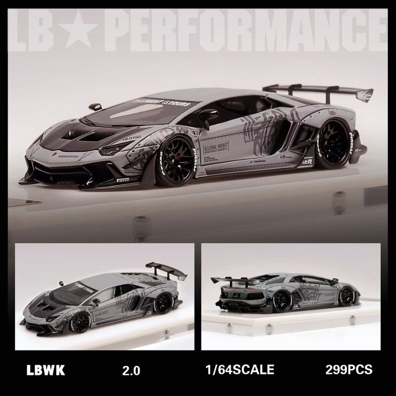 TP-modelo de coche Diorama de resina LP700, LBWK, Performence, modelo de coche en miniatura, juguetes de colección, 1:64