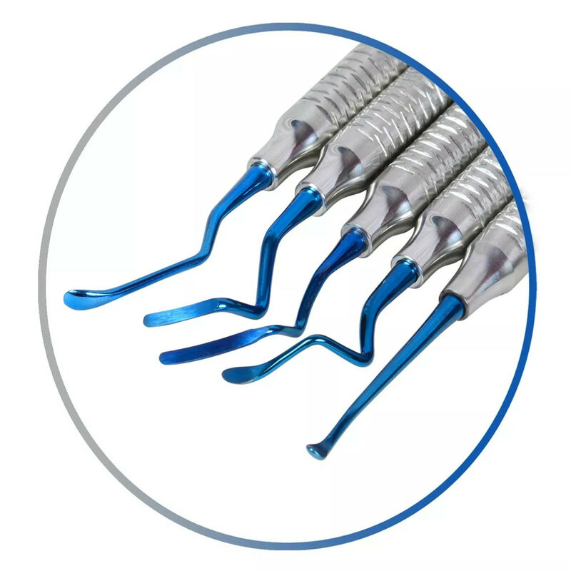 5 Stks/partij Vista Tunnelprocedure Tandheelkundige Titanium Tandarts Chirurgische Instrumentenset