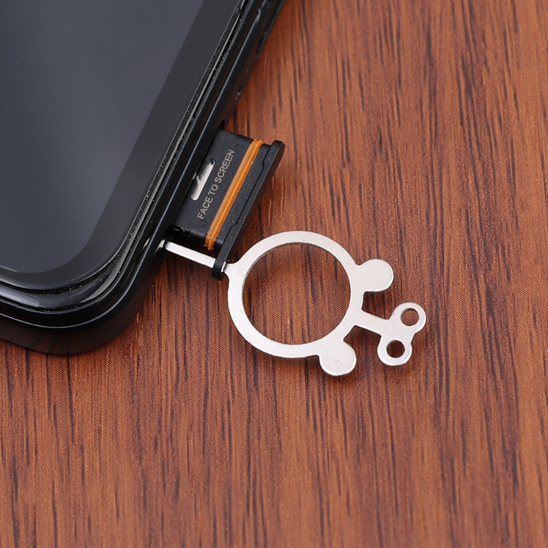10 Buah Alat Kunci Jarum Pin Terbuka Baki Kartu Sim Alat Pelepas Pin Kartu Sim Aksesori Kartu Sim Ponsel Universal