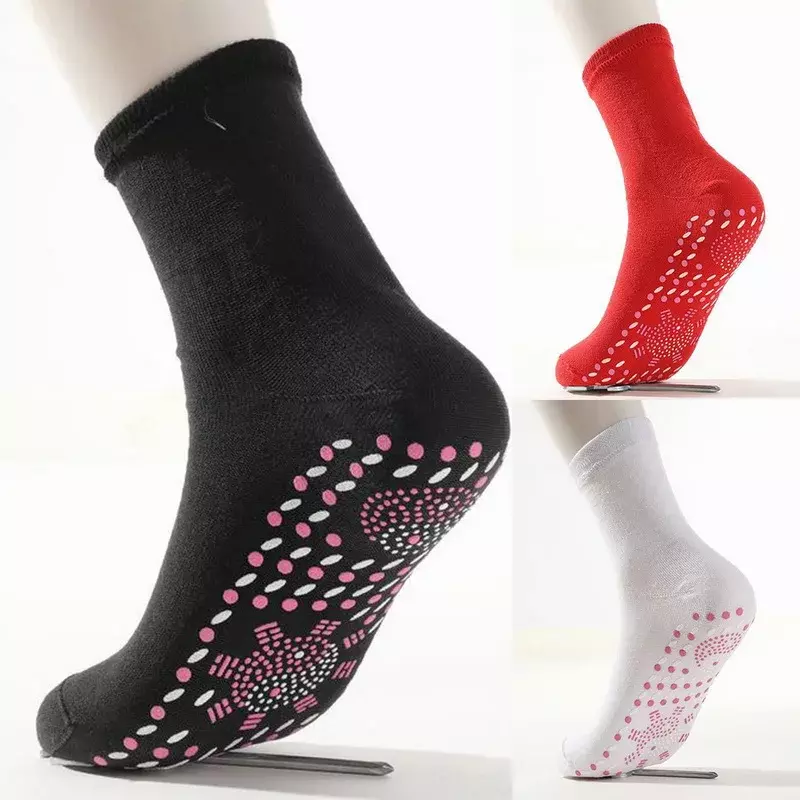 Luxury-B 21USD-10Pairs Tourmaline Slimming Health Sock Winter Elastic Thermal Self-Heating Sock Health Care