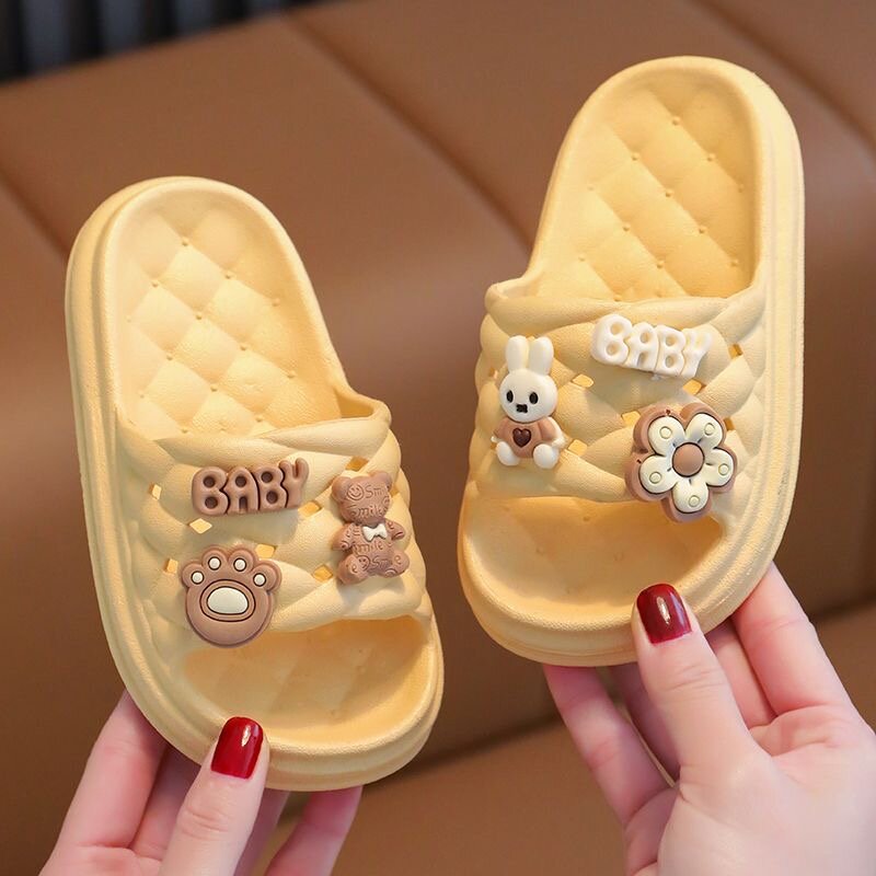 Children's slippers Girls summer cute boys cartoon anti-slip anti-collision cool slippers for children with soft soles