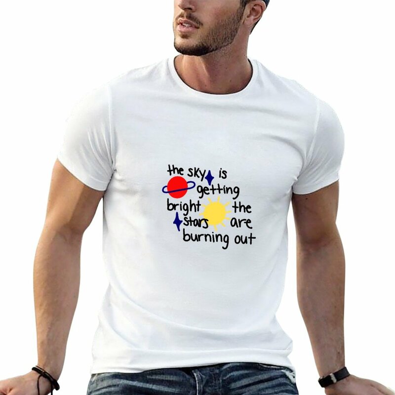 男性用トレーニングTシャツ,エクササイズ用Tシャツ,白,新版