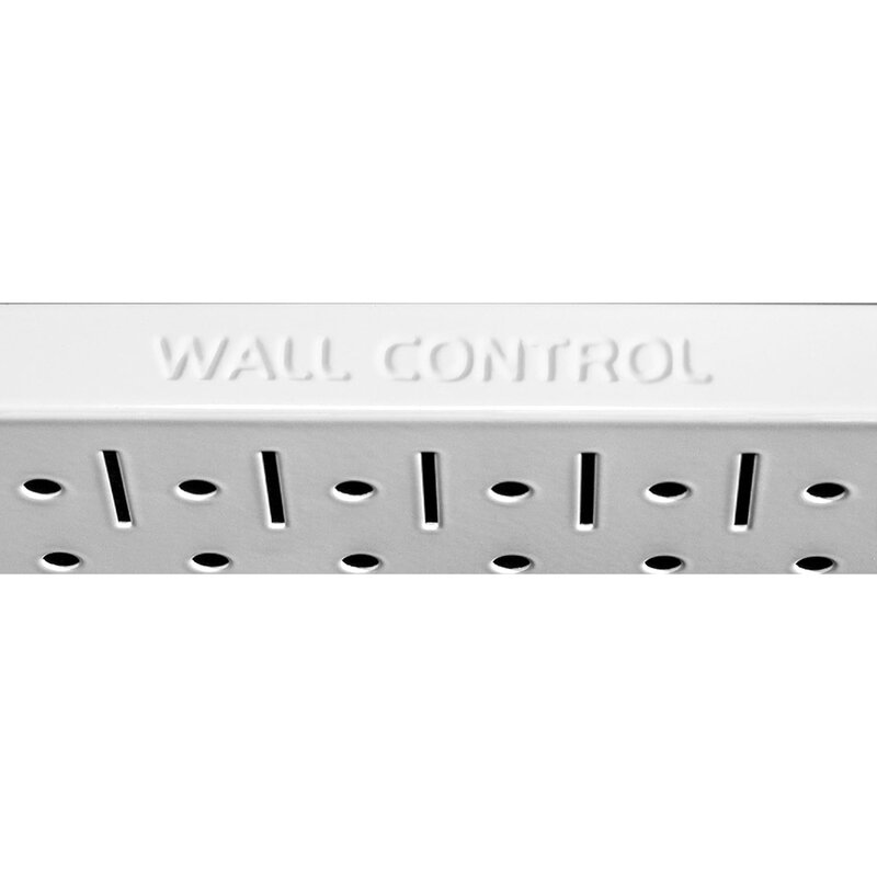Wall Control Standard Workbench, Metal Pegboard Tool Organizer, branco ou preto, 30 WRK-400WB