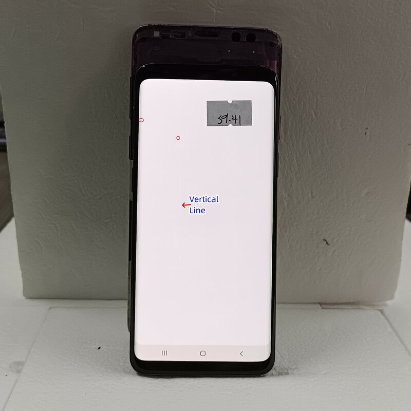 100% Nguyên Bản Màn Hình Dành Cho SAMSUNG Galaxy SAMSUNG Galaxy S9 G960F Màn Hình LCD Hiển Thị Màn Hình Cảm Ứng Bộ Số Hóa Chi Tiết Sửa Chữa Với Khung, blackspot Dòng