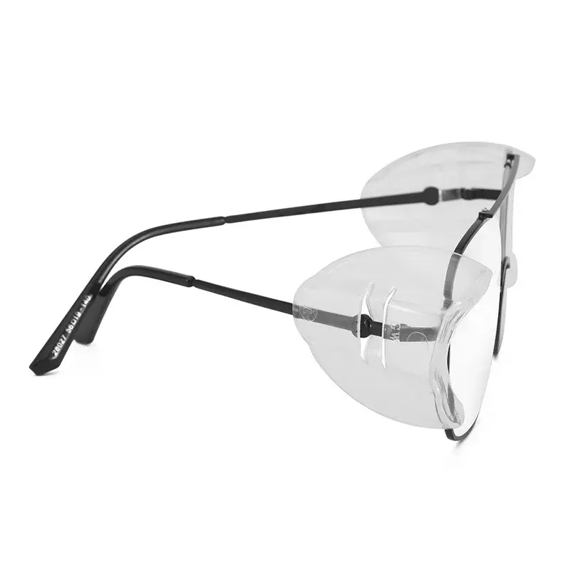 1 пара гибких прозрачных защитных очков для глаз, боковые защитные очки, 95% защита, универсальные противотуманные очки для женщин и мужчин, модная новинка