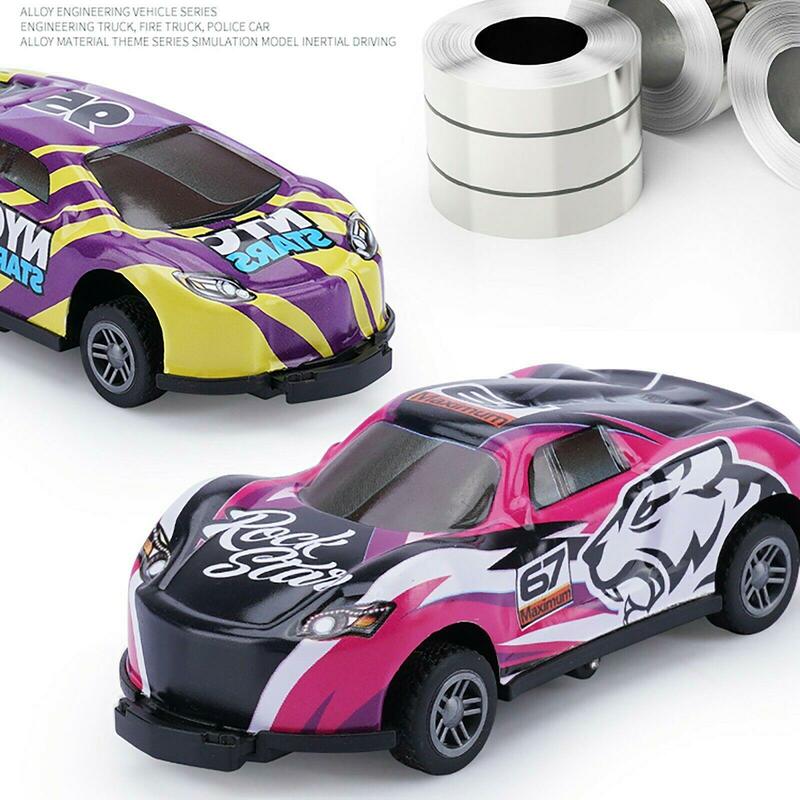 1/5/6/8pcs auto giocattolo che salta Stunt Car tirare indietro veicoli in lega Mini modelli di auto tirare indietro veicoli piccoli giocattoli per auto da gioco