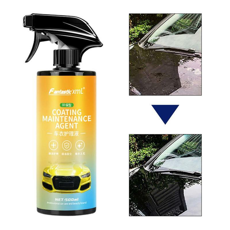 Ceramic Quick Detailer 500ml Car Maintenance Cleaner Detergent Spray Multifunctional DIY Friendly Car Care Products Flexible Car