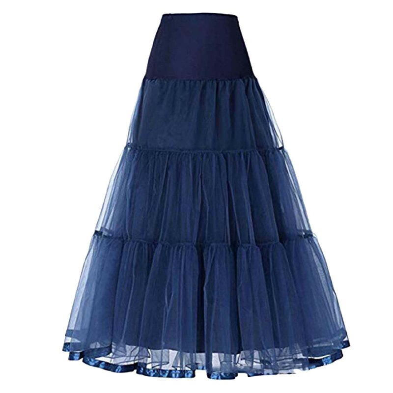 Boteless A Zoom Trouwjurk Lange Petticoat Tutu Rok Satijnen Rokken Voor Vrouwen Meisjes Poedel Rok