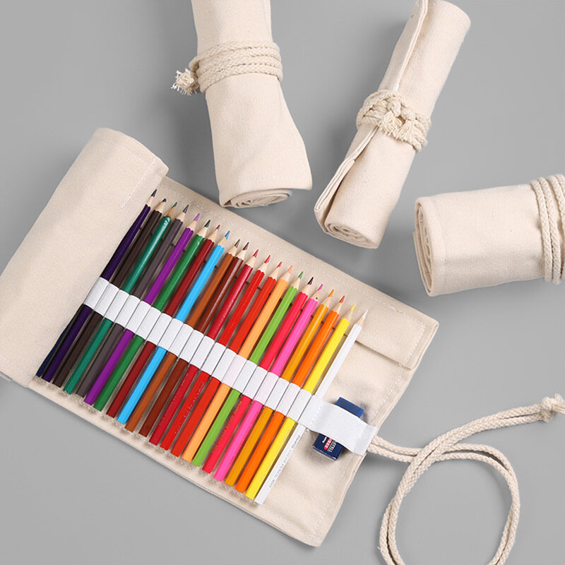 Mallette de rangement pour stylos au crochet blanc, sac à crayons, accessoires pour artisanat, couture, pinceaux, support de rangement, sans stylo