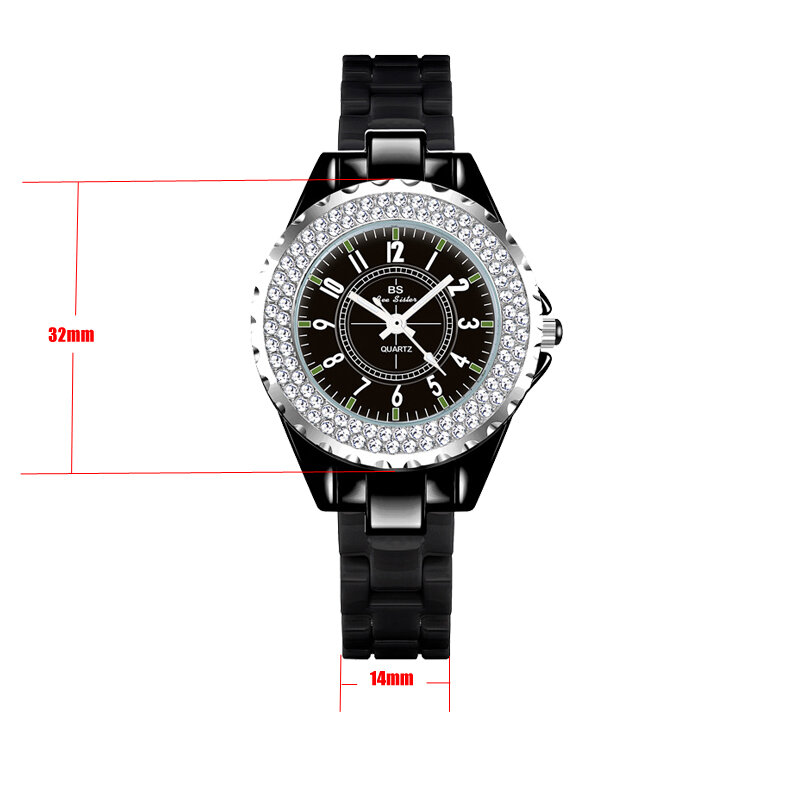 часы женские наручные Женские часы 2023, элегантные роскошные женские часы со стразами, наручные часы, керамические часы для женщин
