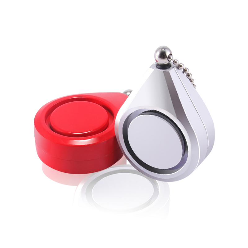 Portable Pocket 125DB Sound Mini Self Defense Safe Personal Alarm with Keychain Security Pendant Type SOS Alert Emergency Device