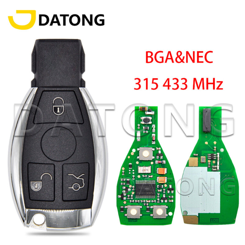 Chiave remota per auto Datong World per Mercedes Benz W203 W204 W205 W210 W211 W212 W221 W222 A B C E S Class BGA & NEC 315/433Mhz Card