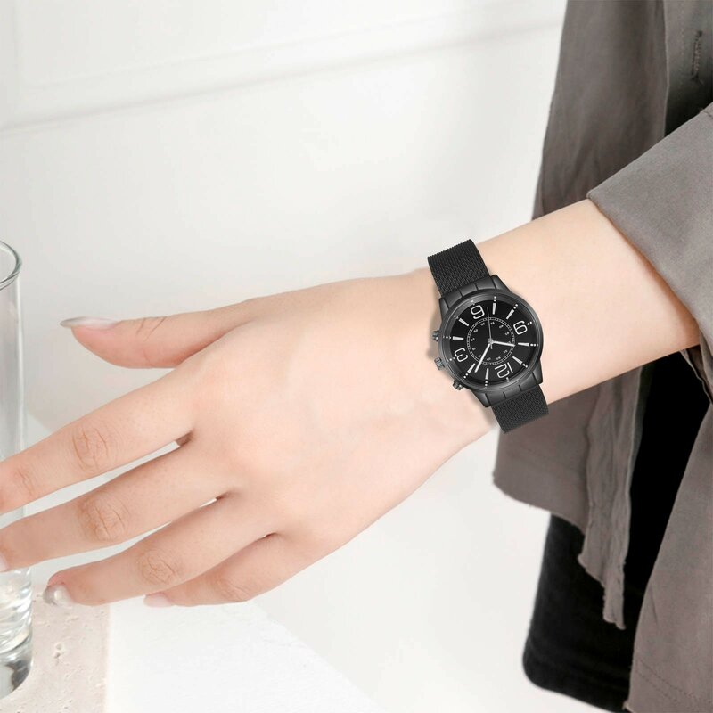 Relógio de pulso com mostrador digital masculino, ponteiros luminosos Mash Quartz, relógios masculinos, relógio de moda, 2022