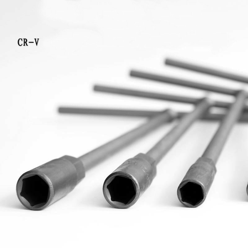 Llave de tubo hexagonal en forma de T, herramientas manuales de mantenimiento de automóviles y motocicletas, 6-19mm