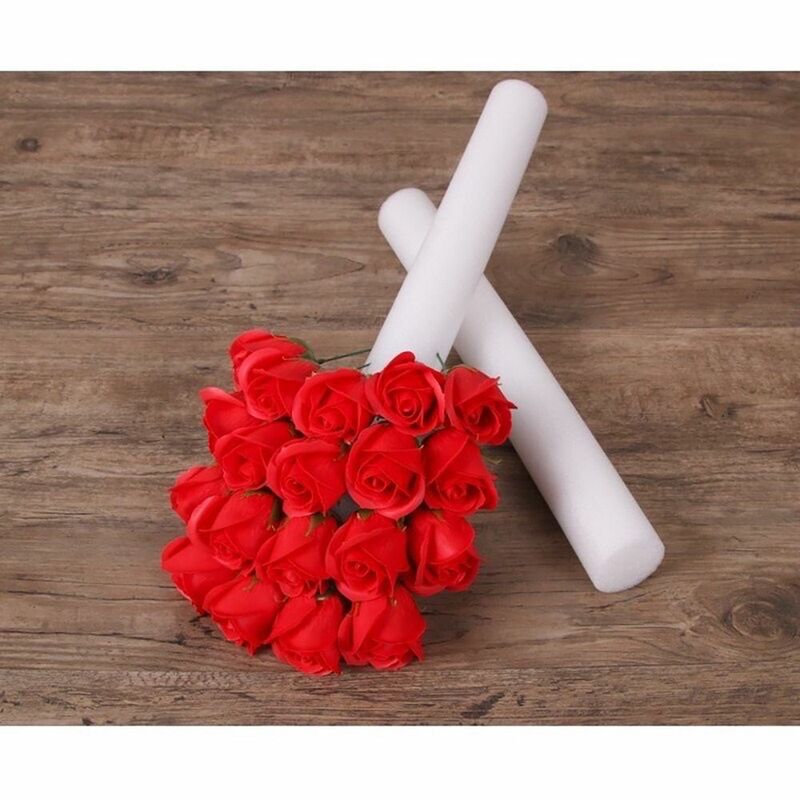 1Pcs Flower Arrangement Base Foam Strip DIY Wedding Event Party Props Cotton Strip 51*4cm Cylindrical Sponge Stick