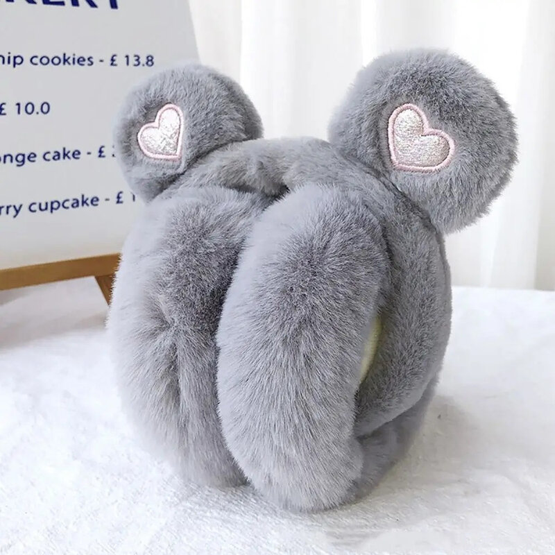 Lovely Bear Ears Warm Ear Muffs Cartoon Animals Winter Soft Plush Thick Earmuffs Protect Ears Warmers Cold Protection Ear Cover