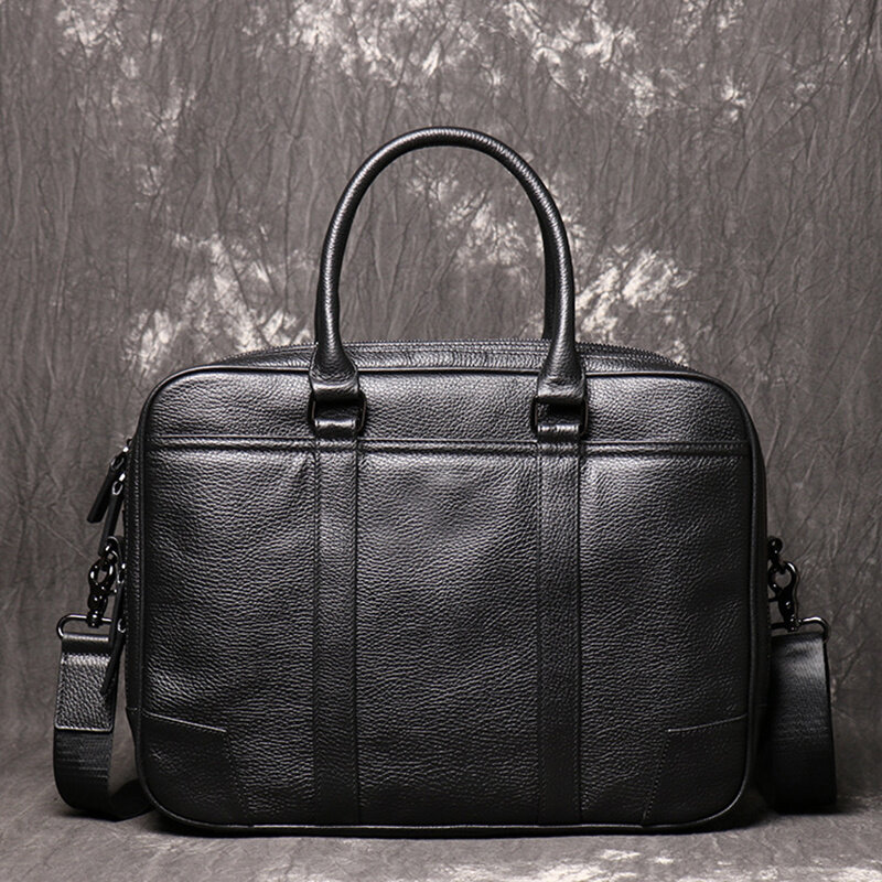 Men's Briefcases Laptop Bag Office s for Men Cover Messenger s Leather Computer s Business Handbag