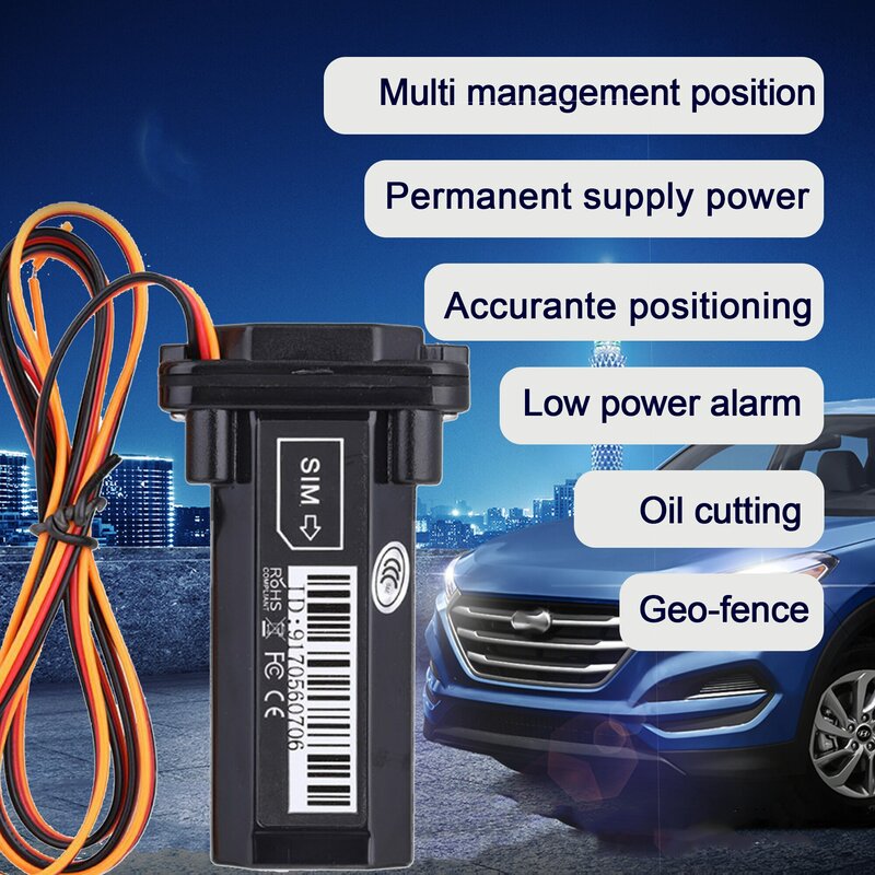 Rastreador GPS anti-roubo do carro, 4G Smart Shake Alarm, Plataforma Web gratuita e App, Rastreador de motocicleta magnética forte
