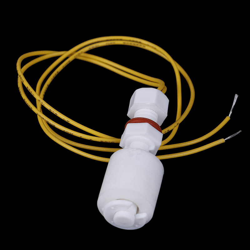 Interruptor de bola flotante PP, sensor de nivel de agua líquida, flotador horizontal hacia abajo