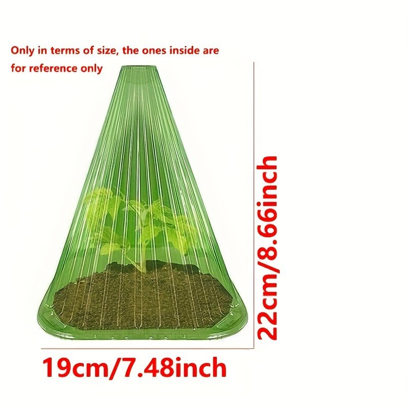 Plant Seedling windshield, Reusable Plant Seedling Cover For frost, Bird And Insect Pest Protection-10/20/30pcs