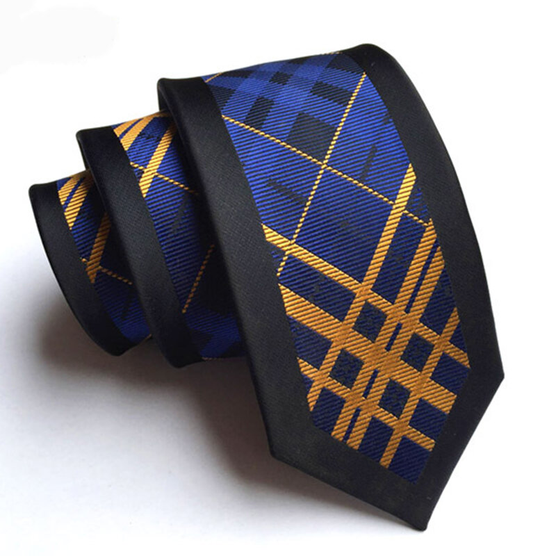 Corbata delgada de 6CM para hombre, corbata versátil informal ajustada de alta calidad para oficina, negocios, boda, fiesta, versión coreana