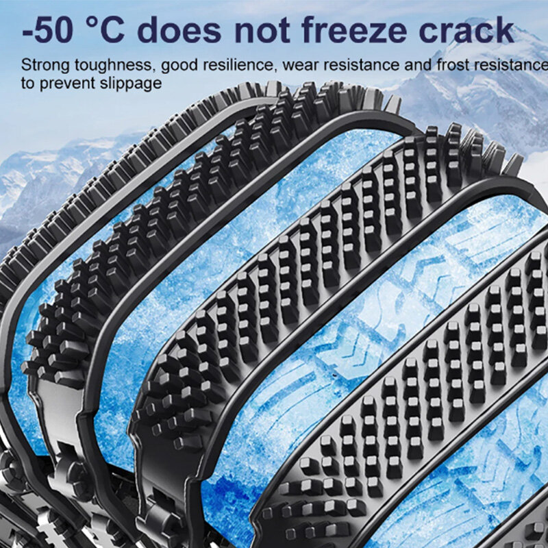 Snow Chain 10 Pcs Tyre Chain Urethane Set Wheel Ties Belts Car Tires Chains Winter Anti-Slip Chain Anti Skid Snow Chains