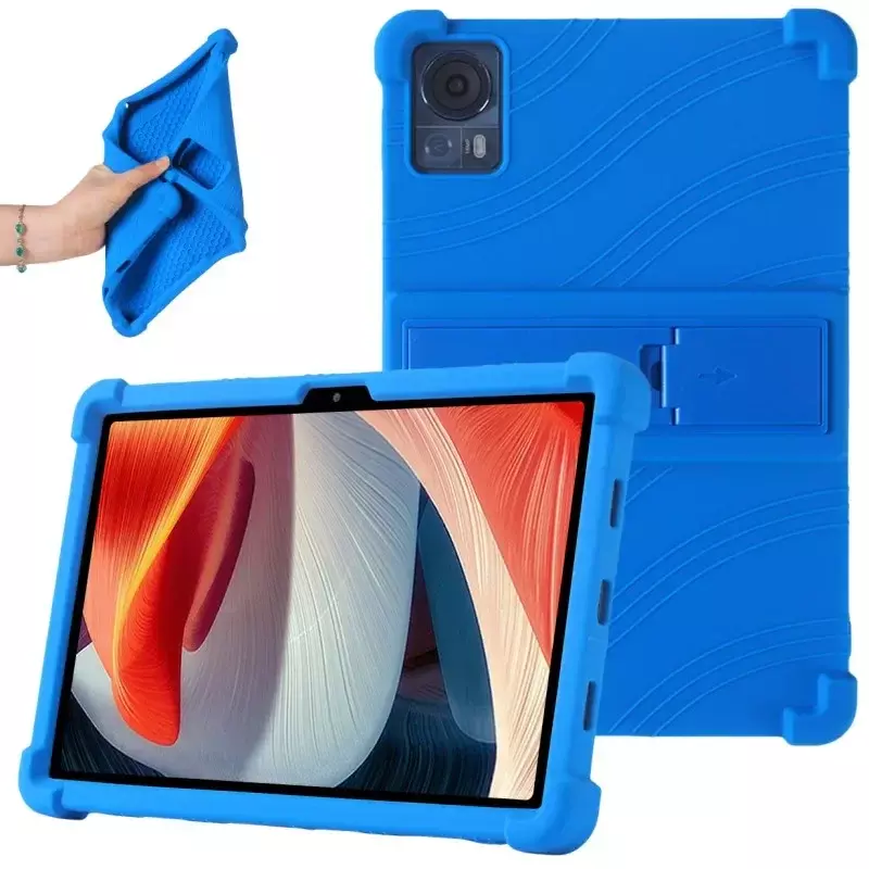 Cornors Silicone Cover with Kickstand For Doogee T20S T20 Case 10.4" Tablet PC Soft Shockproof Protector Funda 4 Thicken