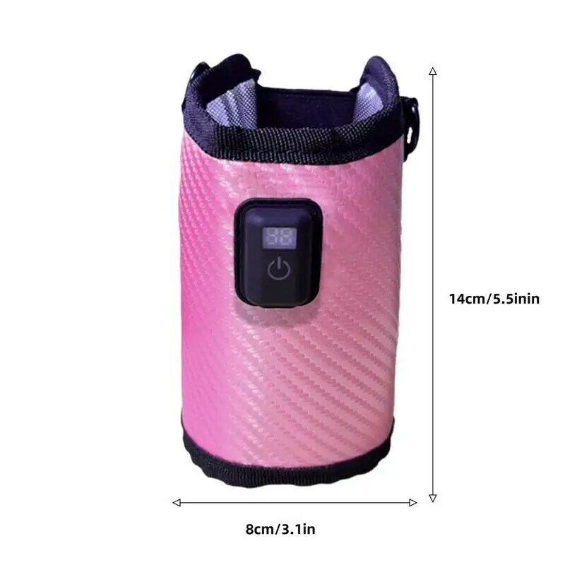 Baby Milk Warmer Portable Bottle Heated Cover Warmer Bag Portable Automatic Heating Nursing Bottle Heat Keeper Sleeve For Indoor