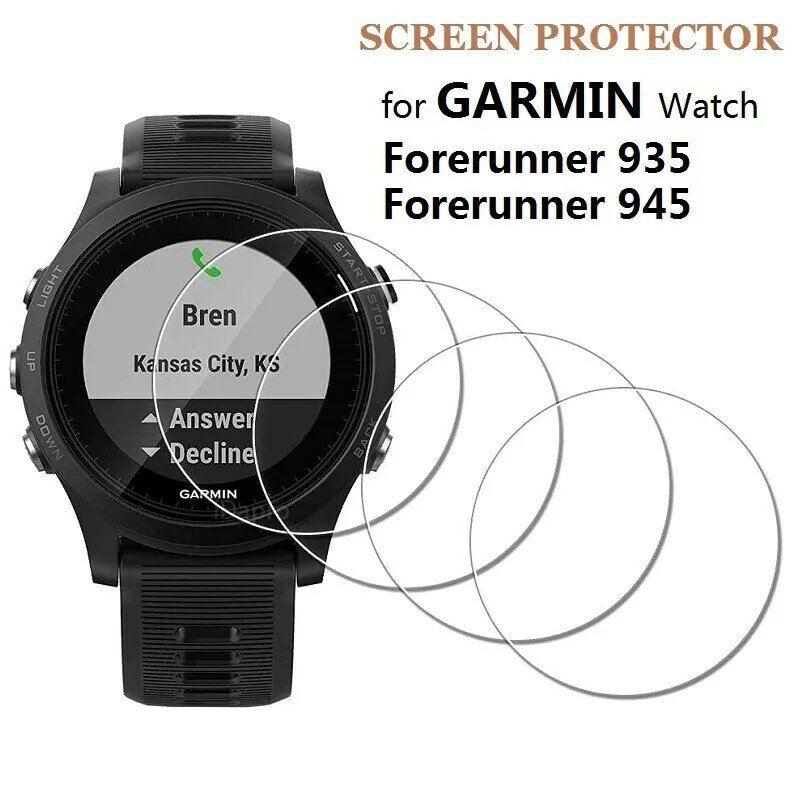 5 шт. защита экрана смарт-часов для Garmin Forerunner 945 Forerunner 935 закаленное стекло HD прозрачная защитная пленка