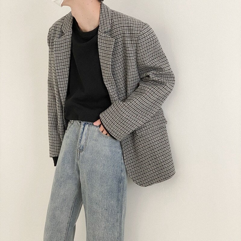 Slim Fit Fashion, giacca intera da uomo sociale, giacca da lavoro Formell, giacca da ufficio da uomo, blazer a maniche lunghe da uomo