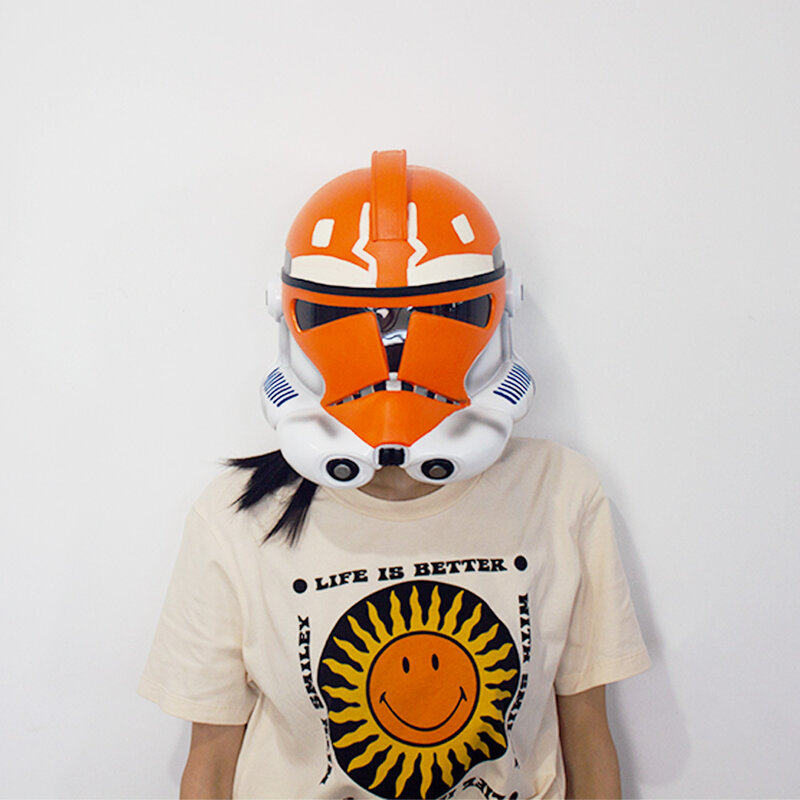 Yesse-Casque de fête, masque de cosplay, casque de film de soldat clone, jouets de costume pour enfants et adultes, Matte Wen