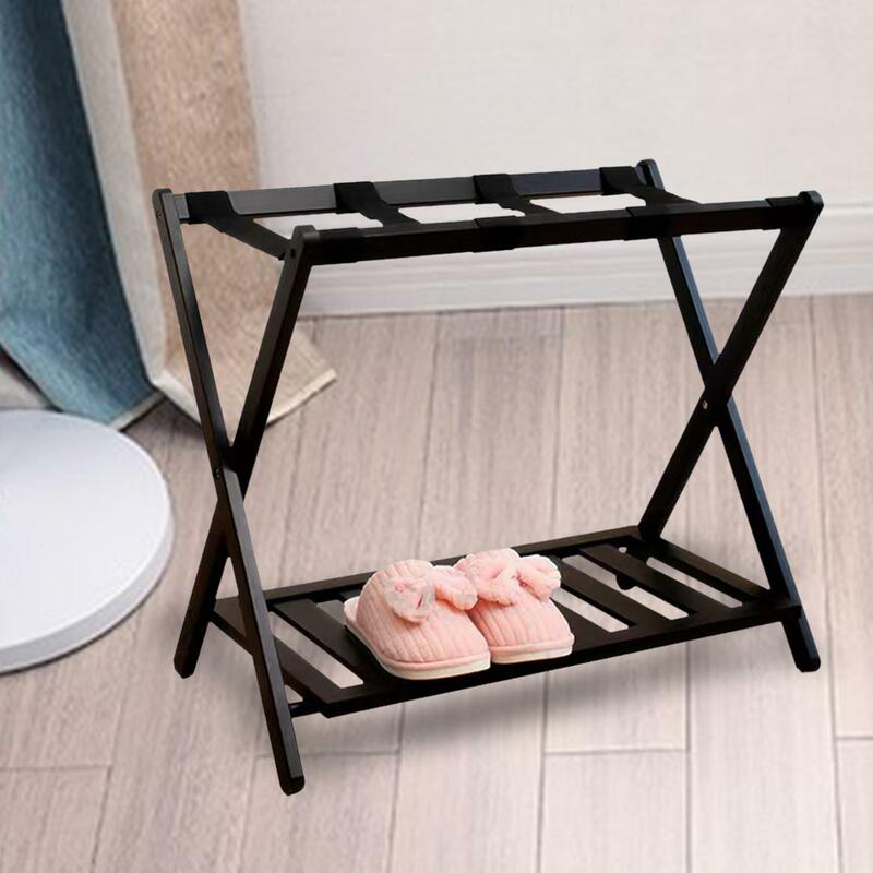 Bagagerek extra breed met schoenen plank koffer standaard voor slaapkamer reizen meubels