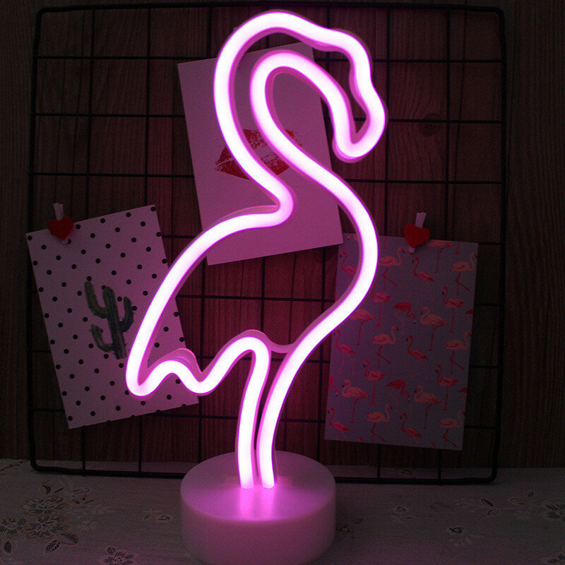 Arcobaleno Led Neon Light Sign Holiday Xmas Party decorazioni per matrimoni camera dei bambini decorazioni per la casa Flamingo Moon Unicorn Neon Lamp