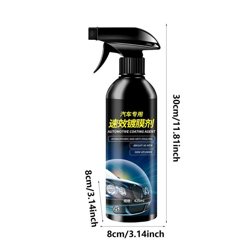 Car Grease Spray 425ml Instant Coating Agent Scratch Remover Car Exterior Accessories For Dirt Grease Mud Dust Stubborn Stains