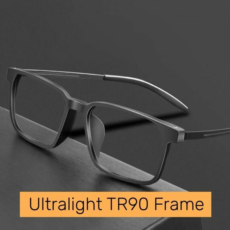 نظارات القراءة التيتانيوم النقي للرجال ، نظارات قصر النظر الشيخوخي ، ومكافحة الضوء الأزرق ، الديوبتر + 1.0 إلى + 4.0 ، عالية الجودة