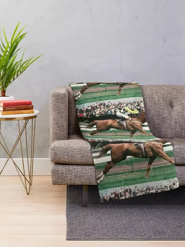 Saintly winning 1996 Melbourne Cup Throw Blanket Decorative Sofas Luxury Throw Blankets
