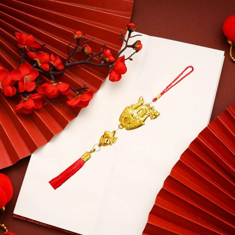 Безопасная Экологически чистая подвеска в виде китайского зодиака, подвеска в виде дракона на новый год, подвеска с кисточкой, украшение для дома