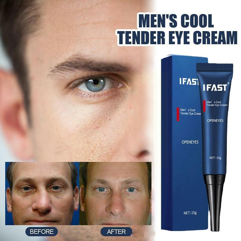 Retinol Eye Cream for Men, Reduz as Rugas Oculares, Anti Product Bags, Reenche a Pele, Aperta, Elimina Cuidados, Water Age, H9U7