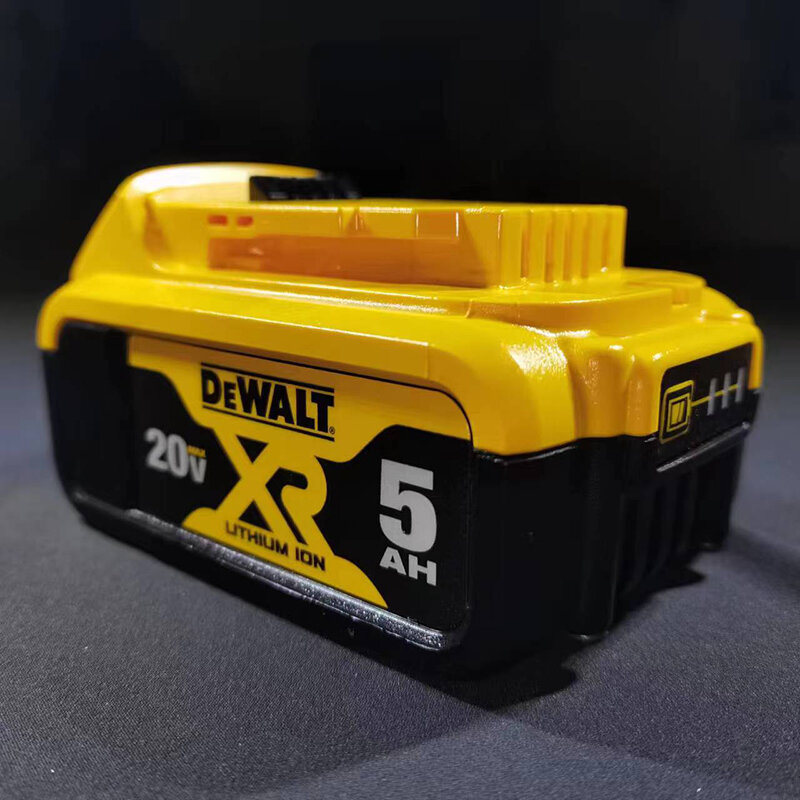 Dewalt-batería de litio Original y auténtica, 20V, 5.0Ah, XR, batería recargable compacta, DCB205