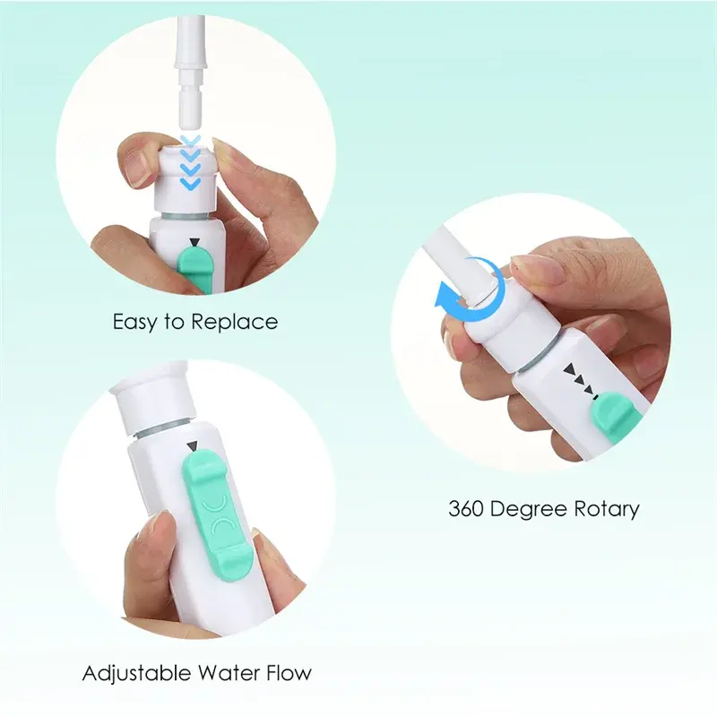 Dental Wasser Flosser Wasserhahn Oral Irrigator Floss Dental Irrigator Tragbare Dental Wasser Jet Zähne Reinigung Mund Waschmaschine