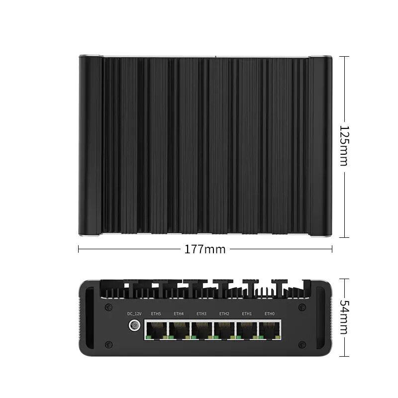 Mini routeur sans ventilateur i7 1165G7 i5, 2.5g, P95.ense CharacterPentium 8505U, 4x I226 Nics Firewall Appliance, Opnsense, Vmalware Esxi Proxmox