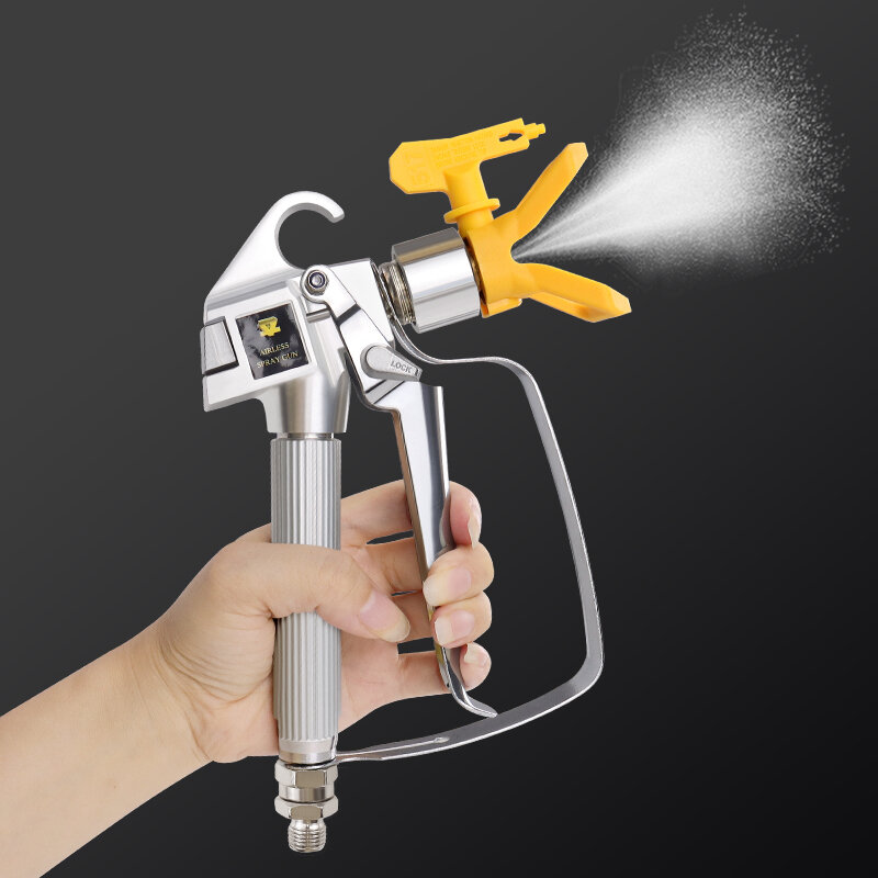Airless Paint Spray Gun High Pressure 3600PSI 517 Tip Swivel Joint with 5 Pieces Gun Filters  for Pump Sprayer Parts Accessories