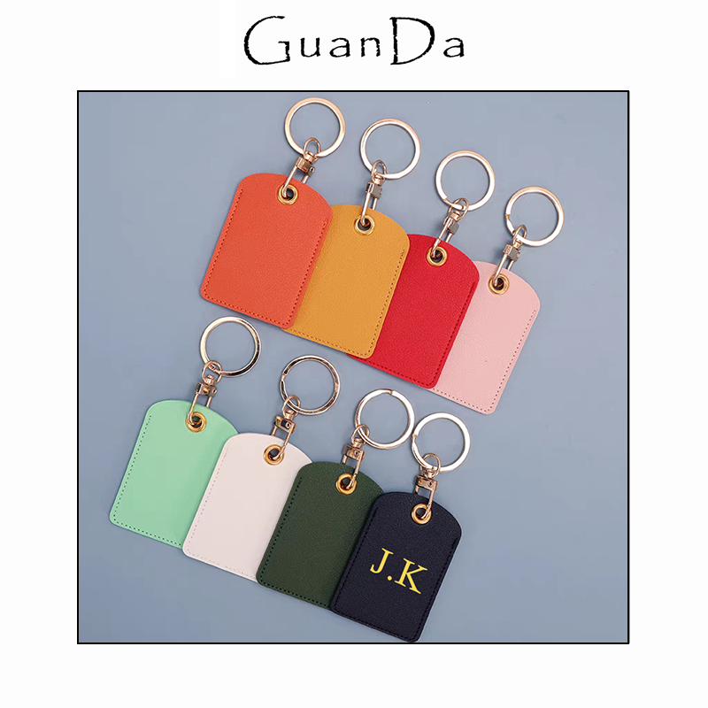 Fashion Custom Name Fashion Lovely Keyring Personalized Access Control Card Cover Key Bag Pendant Graduation Advertising Gift
