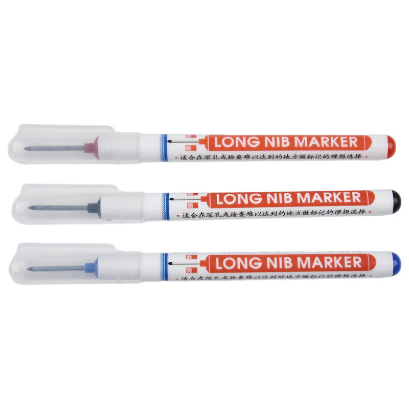 Tool Marker Pen Oil-based Markers Plastic + Carbon Nib Tile Markers Woodworking Pens Bathroom Installation Pens Brand New