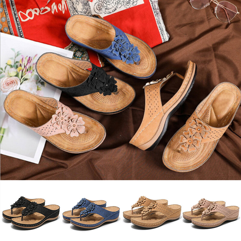 Sandali plantari da donna Comfort sandalo piatto Casual Premium per escursioni estive all'aperto a piedi