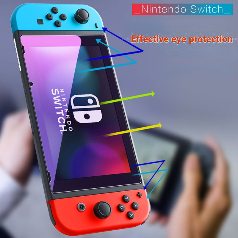 4 Pak untuk Nintendo Switch NS kaca Tempered pelindung layar 9H kaca keras untuk Nintendo Switch Lite Nintendo layar Film