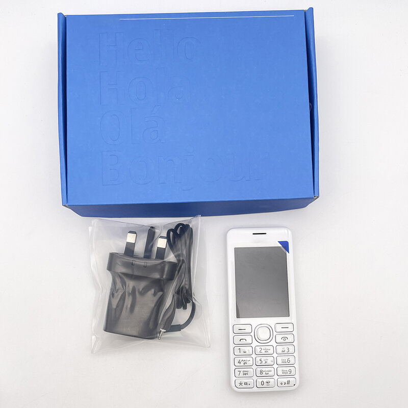 Разблокированный мобильный телефон 206 2G 2060 с двумя SIM-картами, русская, Арабская, иврит, английская клавиатура, сделано в Финляндии, разблокированный, бесплатная доставка